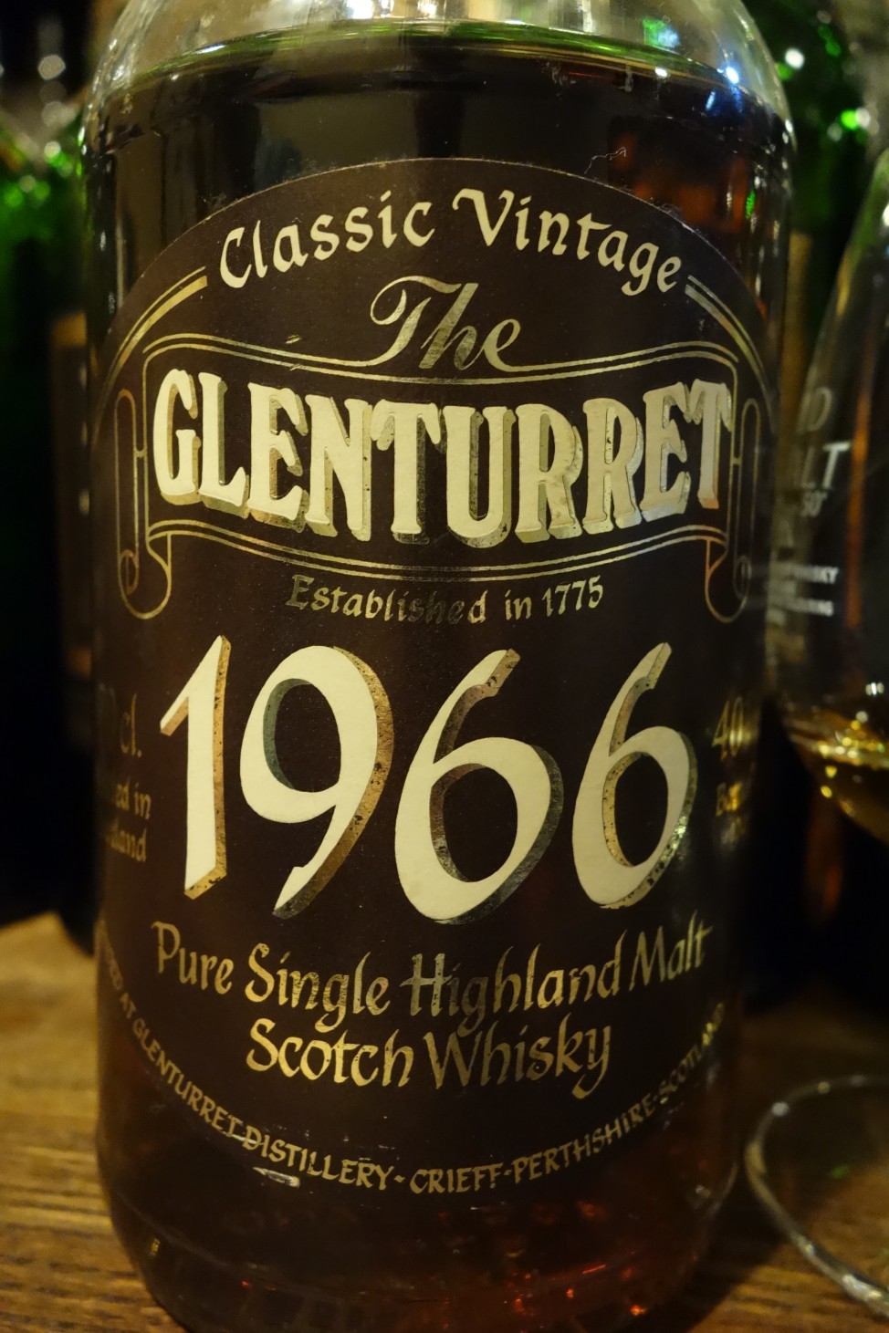 グレンタレット GLENTURRET 1966-1990 OB