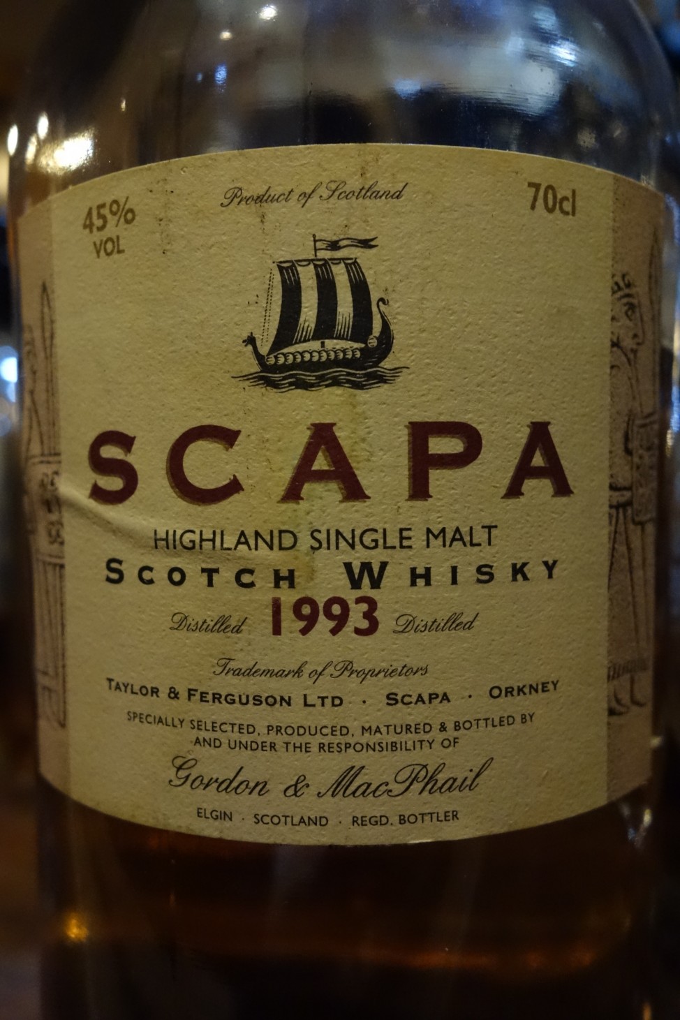 スキャパ SCAPA 1993-2006 GM Distillery Labels (1)