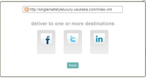 Twitterや他のsnsにもrss配信 Dlvr It